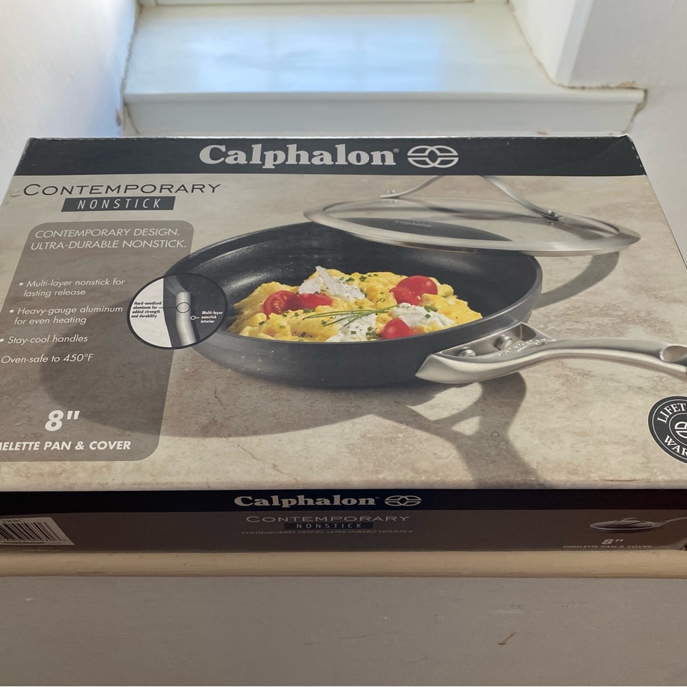 Calphalon Contemporary Nonstick Pan with Silver Handle